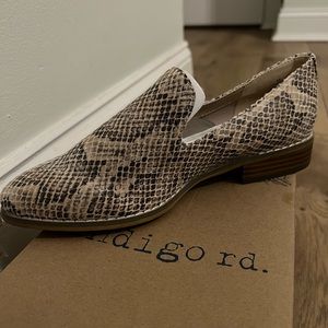 Snakeskin Mules